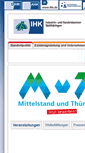 Mobile Screenshot of ihk-suhl.de