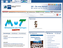 Tablet Screenshot of ihk-suhl.de